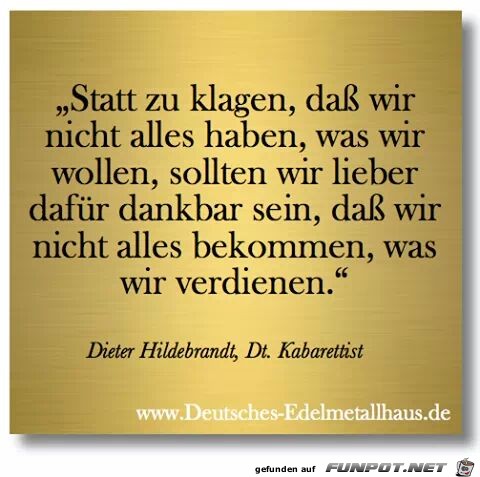 statt zu klagen statt zu klagen