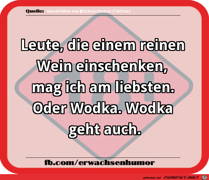 Reinen Wein Reinen Wein