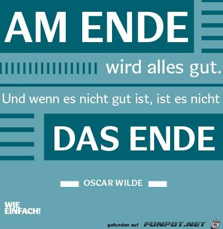 am ende