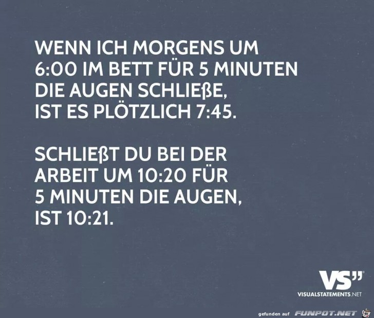 5 Minuten 5 Minuten