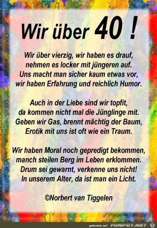 Wir ueber 40 Wir ueber 40