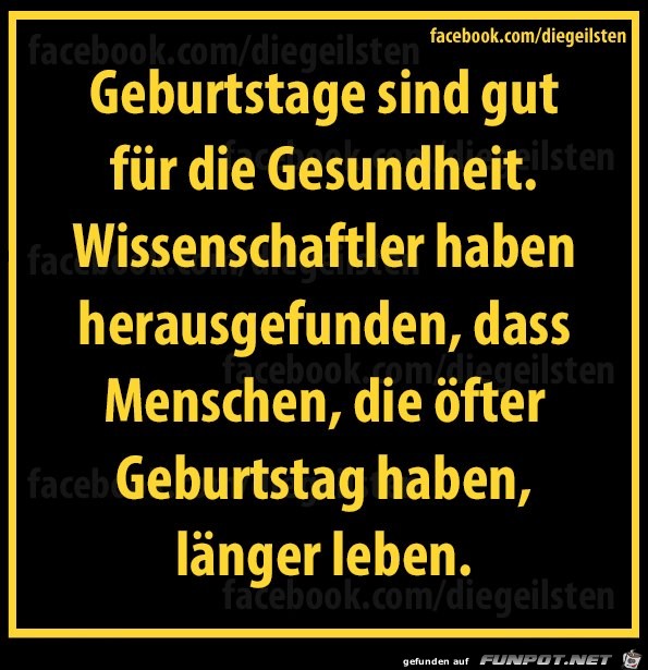 diegeilsten Geburtstage