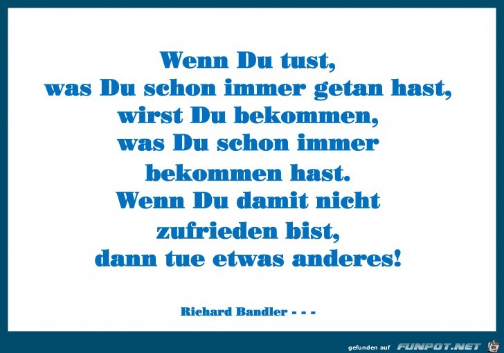 tue was anderes