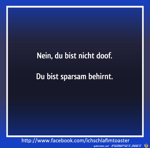 nicht doof