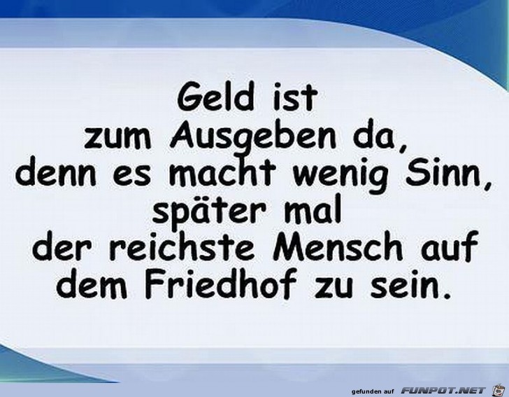 Geld ausgeben Geld ausgeben
