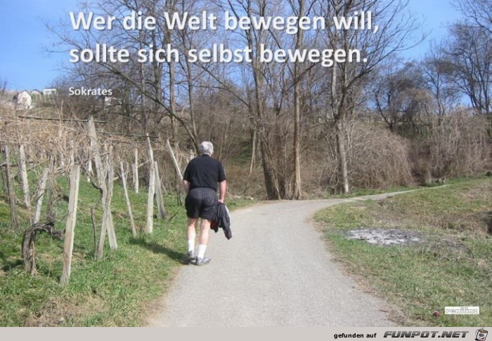 Wer die Welt bewegen will