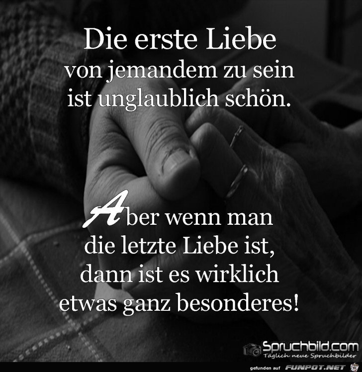 die erste Liebe zu sein