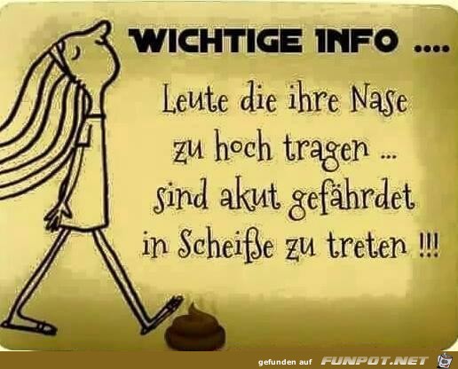 Wichtige Info