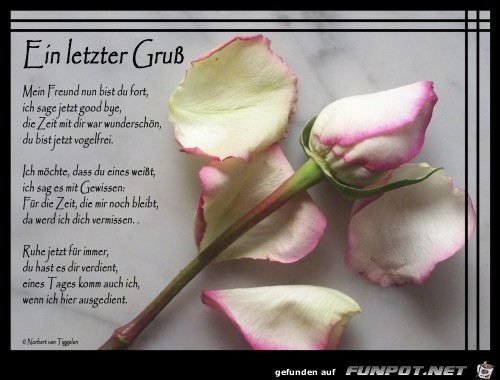 ein letzter grruss ein letzter grruss