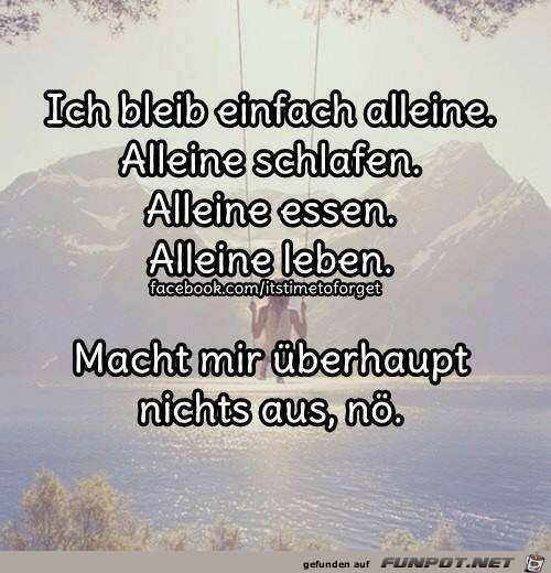 alleine alleine