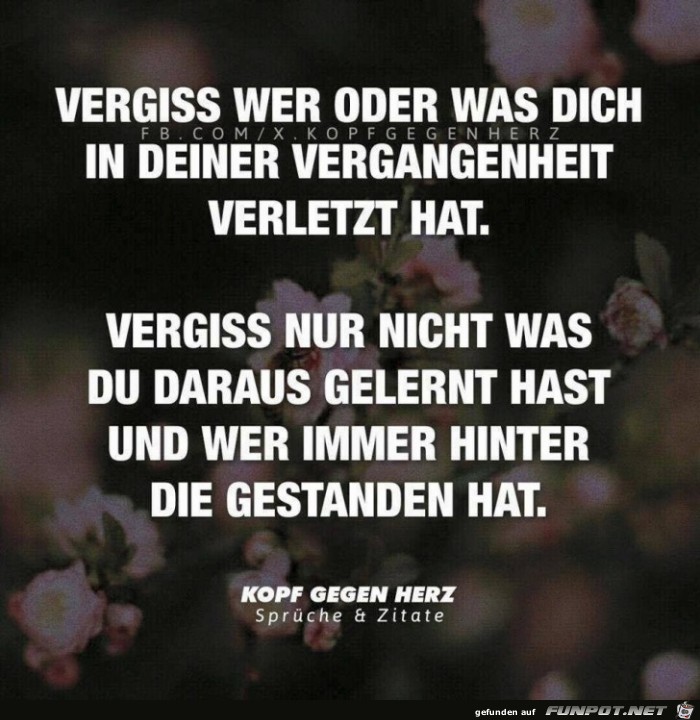 Vergiss nicht