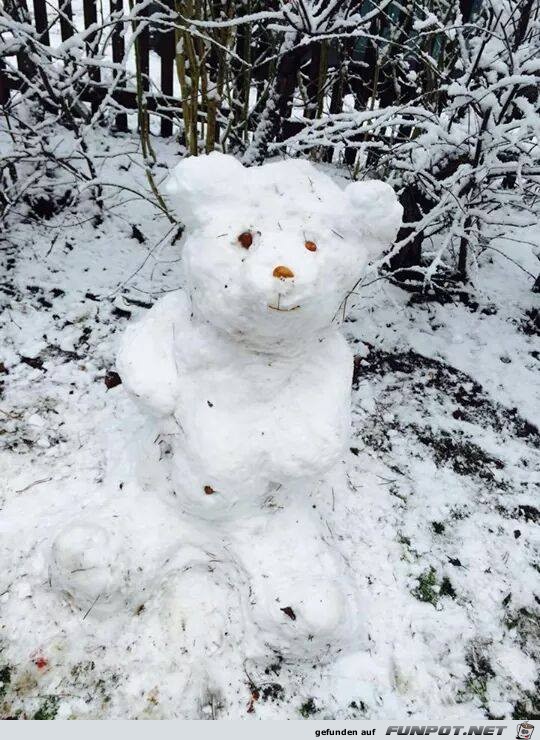 schnee zusammengekratzt