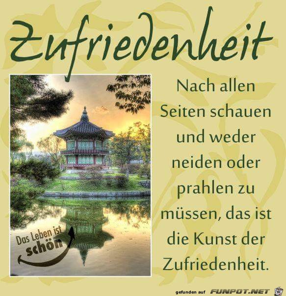 Zufriedenheit Zufriedenheit