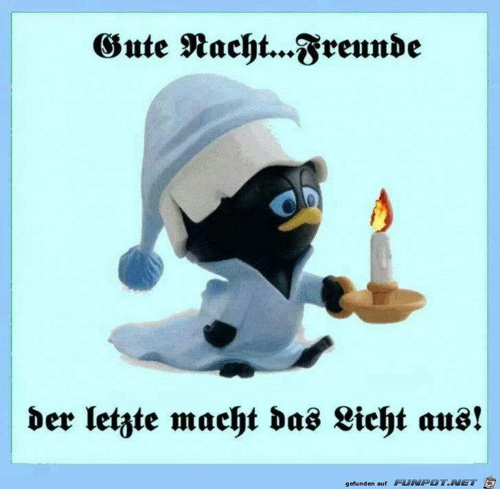 gute nacht freunde