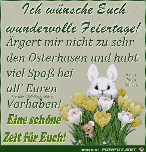 Wundervolle Ostertage Wundervolle Ostertage