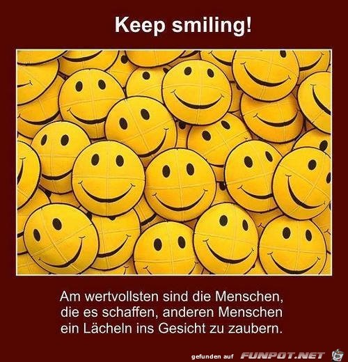 keep smiling