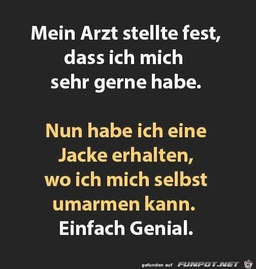 mein Arzt stellte fest