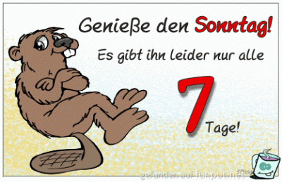 geniesse den sonntag geniesse den sonntag