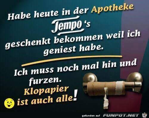 Zugabe in der Apotheke Zugabe in der Apotheke