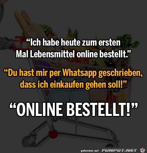 Lebensmittel online bestellen Lebensmittel online bestellen