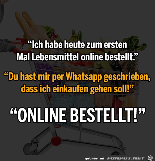 Lebensmittel online bestellen