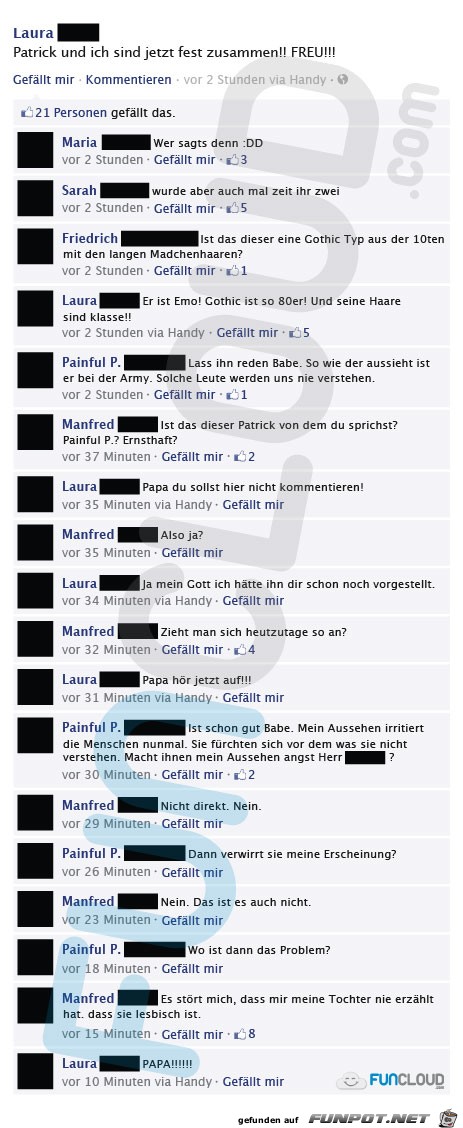 Facebook Vater