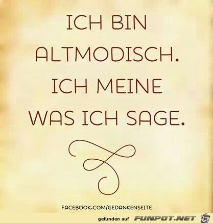 altmodisch