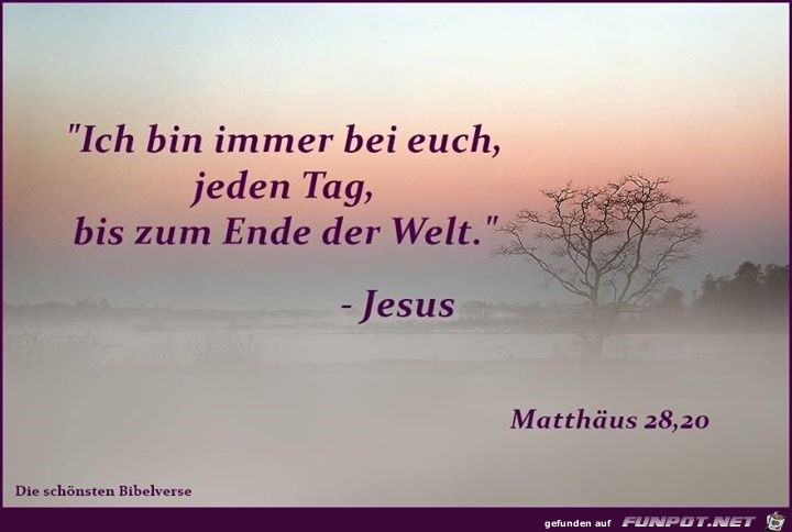 Matthaeus 28.20