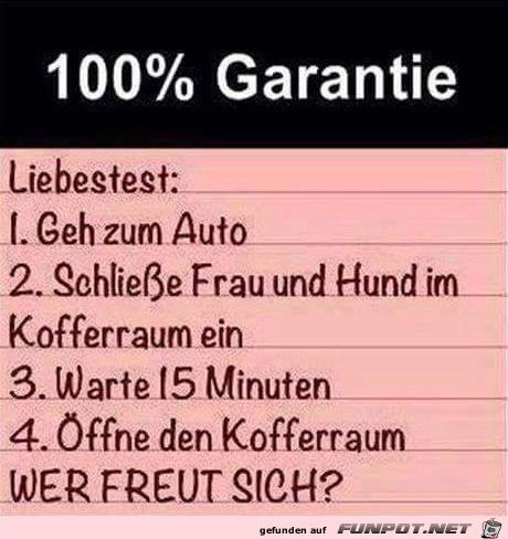 Garantiert Garantiert