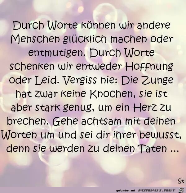 Durch Worte