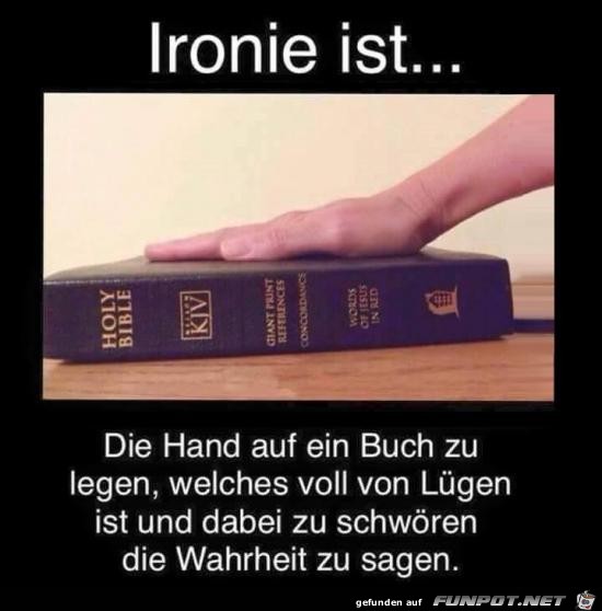 Ironie ist 