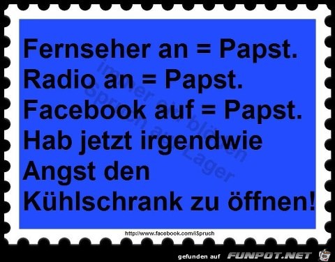 Papst ueberall Papst ueberall