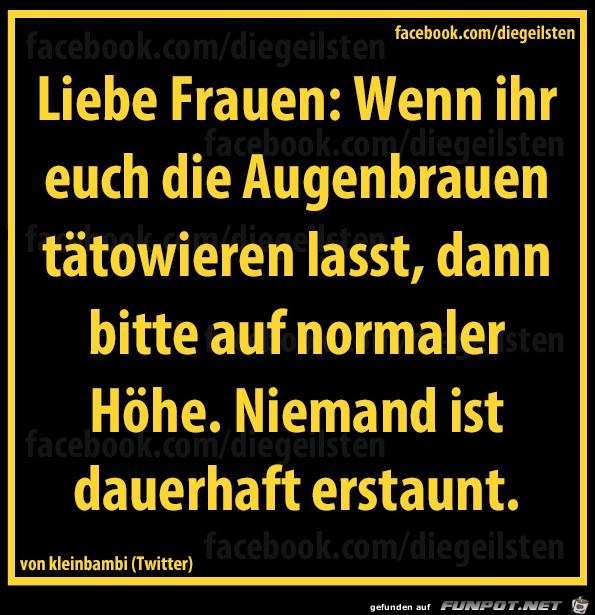 diegeilsten Augenbrauen diegeilsten Augenbrauen