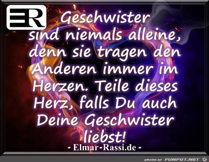 Geschwister sind niemals alleine