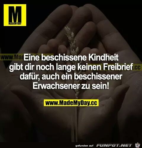 beschissene Kindheit