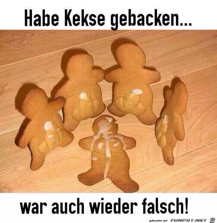 Kekse gebacken