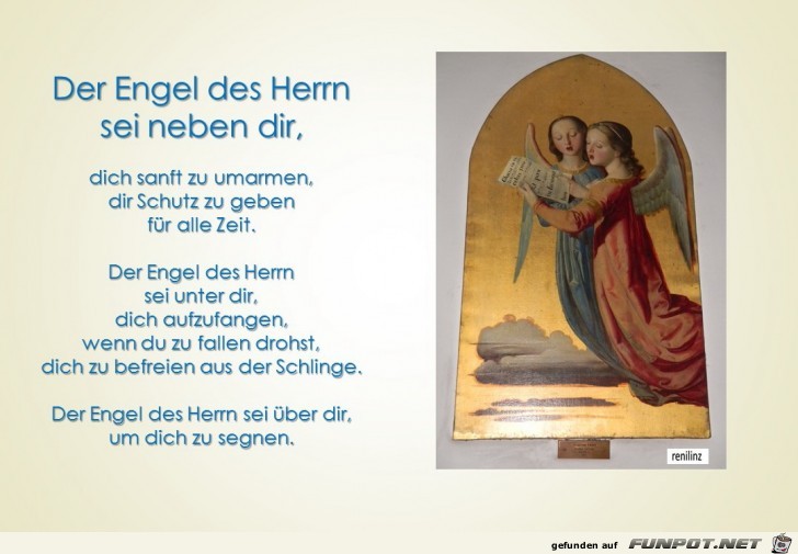 Der Engel des Herrn sei neben dir Der Engel des Herrn sei neben dir
