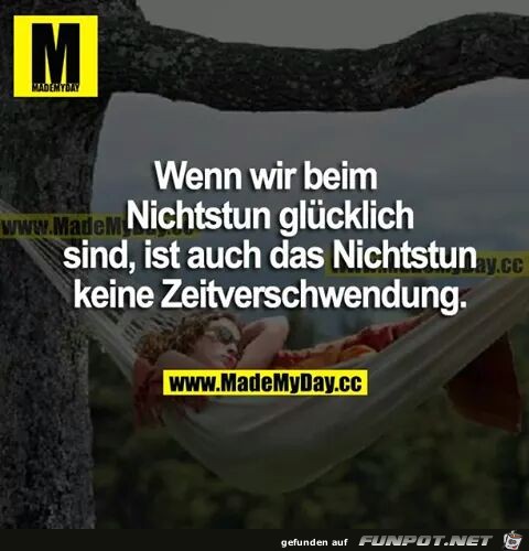 Nichtstun