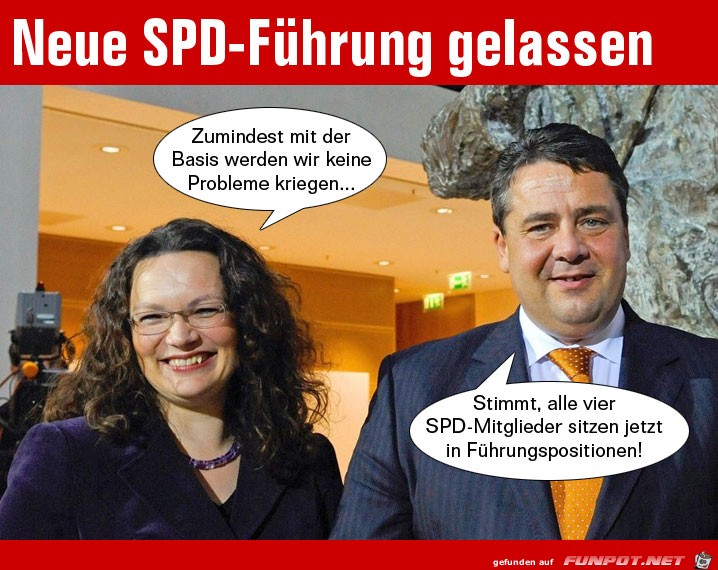 SPD-Fuehrung gelassen SPD-Fuehrung gelassen