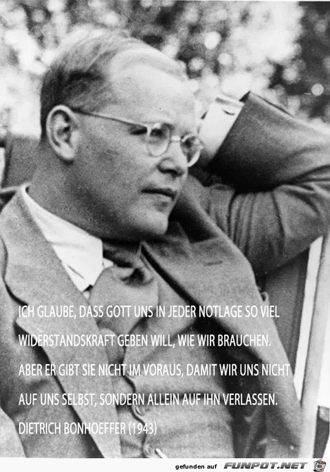 Dietrich Bonhoeffer Dietrich Bonhoeffer