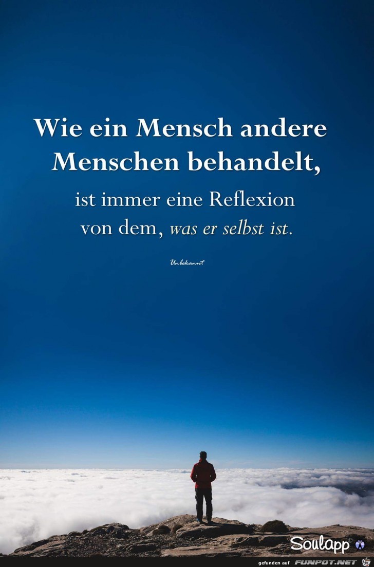 wie ein Mensch