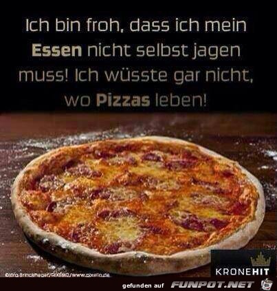 Wo waechst die Pizza