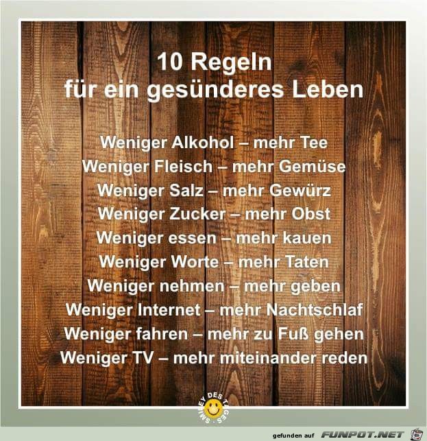 10 Regeln 10 Regeln