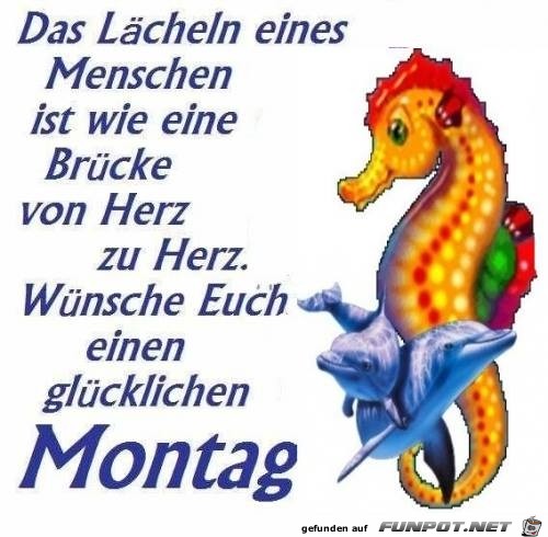 gluecklicher Montag