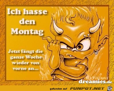 ich hasse den Montag ich hasse den Montag