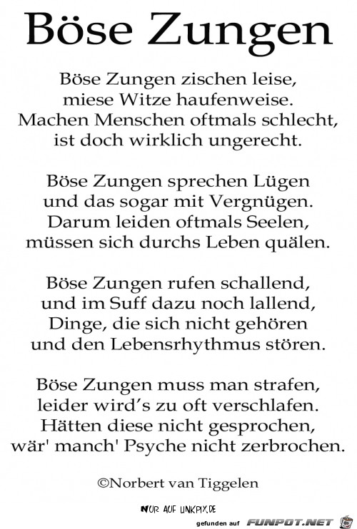 boese zungen 