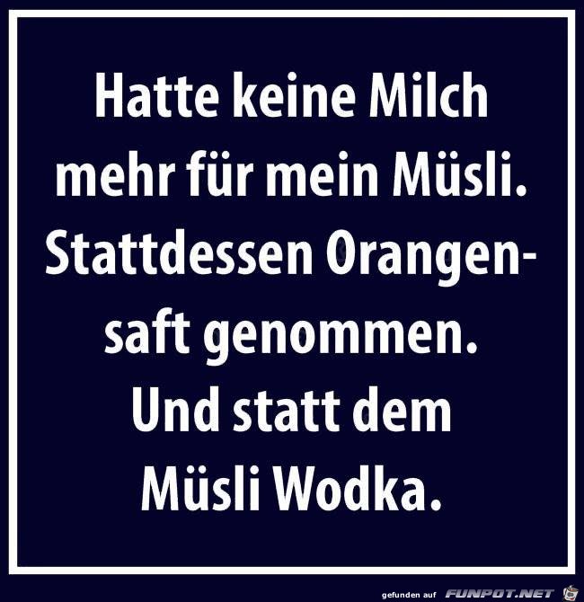 Keine Milch