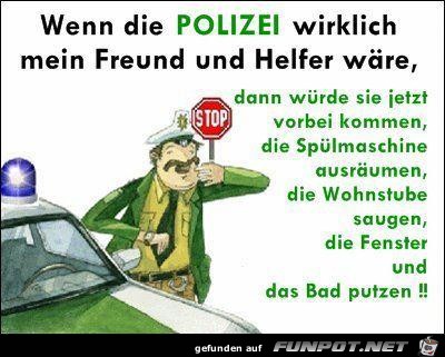 Polizei, dein Freund und Helfer