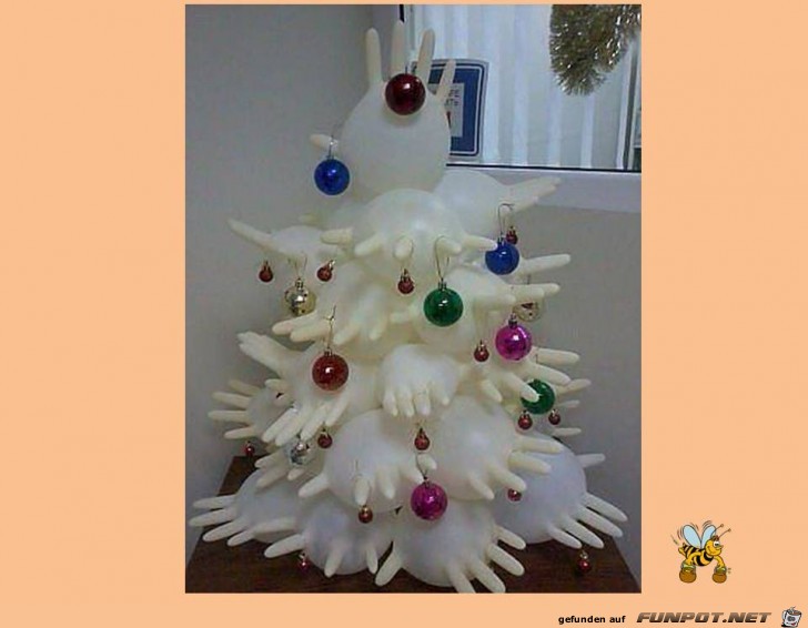 ein verrueckter Weihnachtsbaum