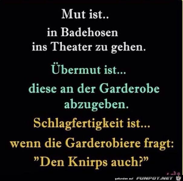 mut ist mut ist